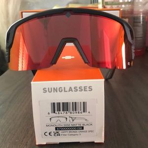 Spy Monolith 50/50 matte black Orange spectra